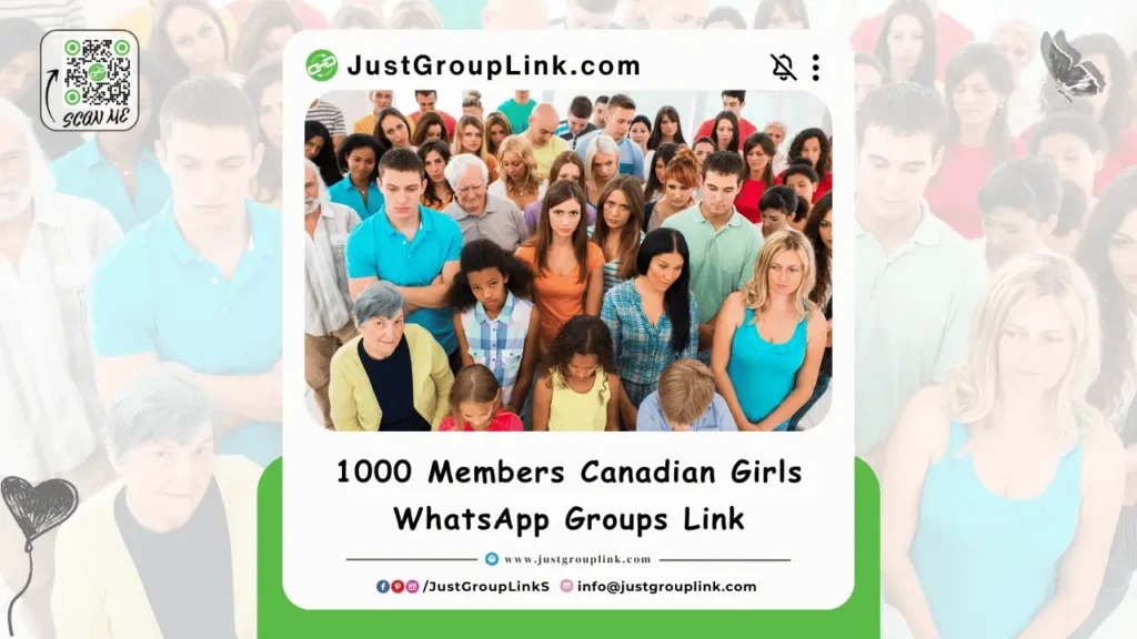 1000 Members Canadian Girls WhatsApp Groups Link