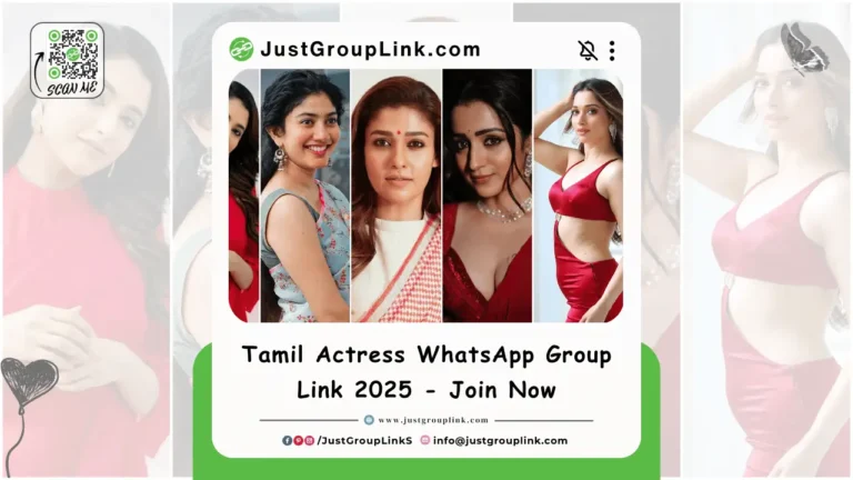 Tamil Actress WhatsApp Group Link 2025 - Join Now