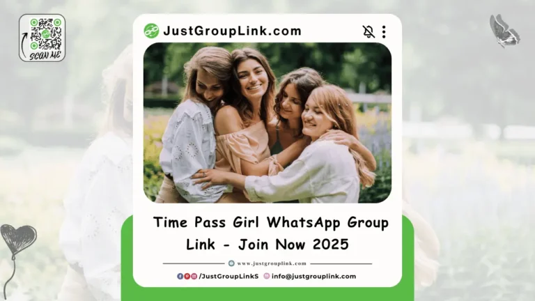 Time Pass Girl WhatsApp Group Link - Join Now 2025
