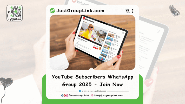 YouTube Subscribers WhatsApp Group 2025 - Join Now