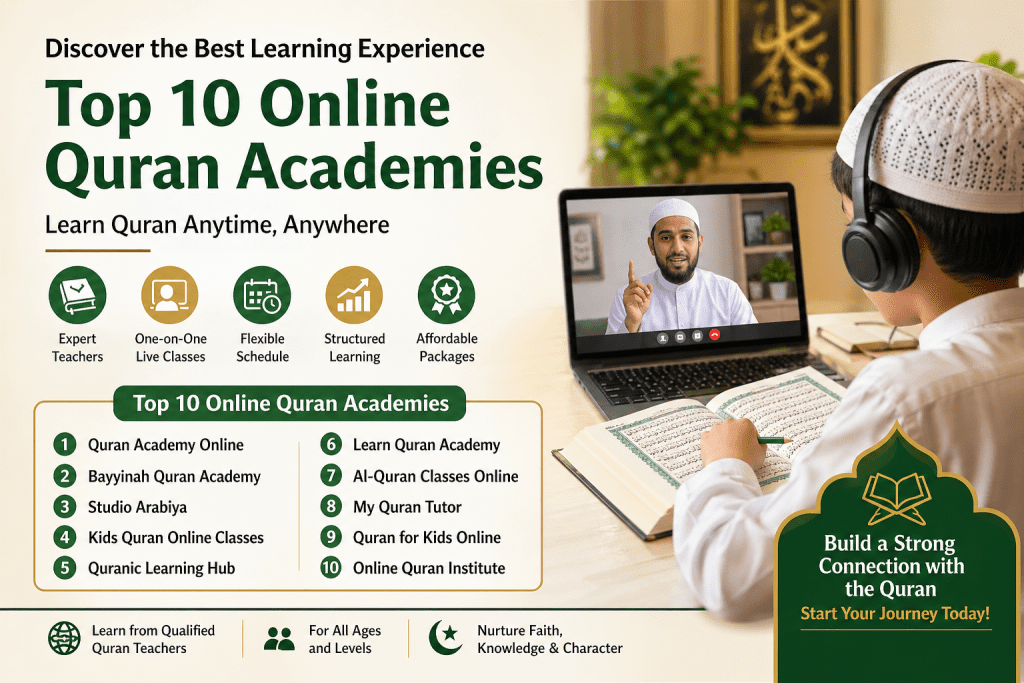 Top online Quran academies for learning